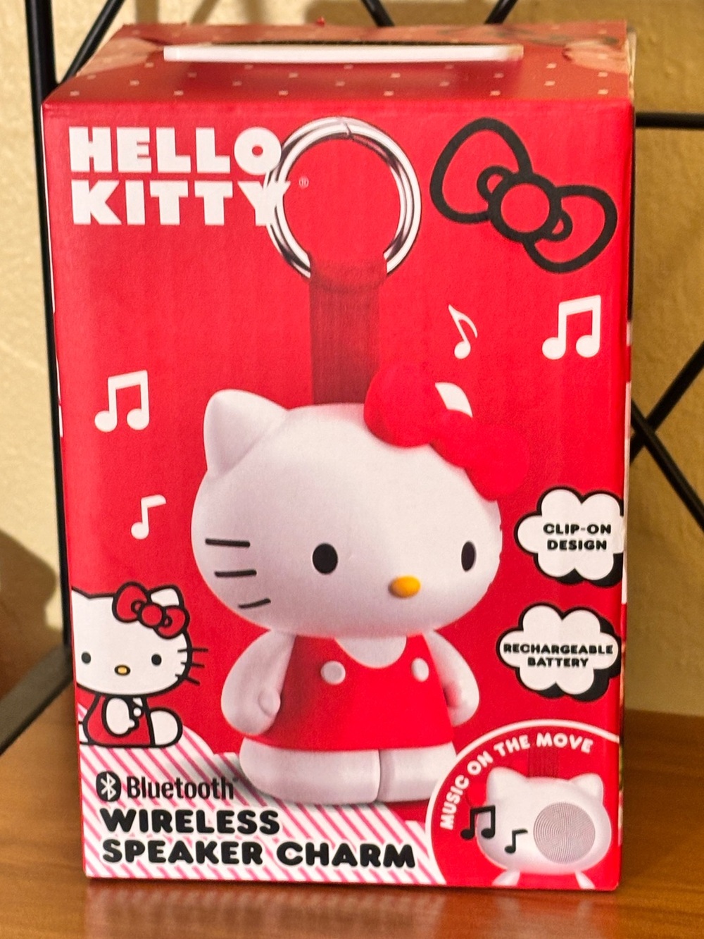 Hello Kitty Wireless Speaker Keychain Charm